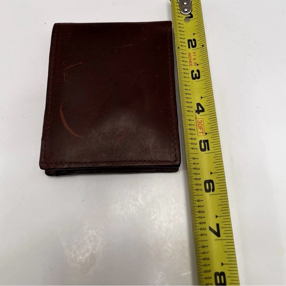 Browning Genuine Leather Western Bi-fold Billfold Men's Wallet, Brown - Picture 7 of 8